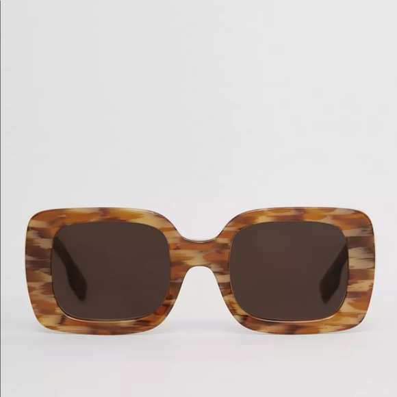 24H flash sale ? auth Burberry TB Monogram Motif Sunglasses NWT main image 6